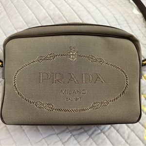 Jacquard Logo Camera Bag Corda Bruciato